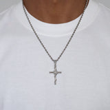 Rose Cross (Silver)