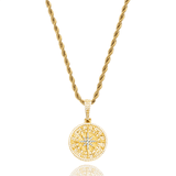 Iced Compass (Gold)