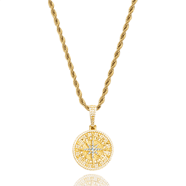 Iced Compass (Gold)