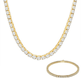 Tennis Set (3mm) Gold