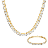 Tennis Set (5mm) Gold