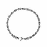 Rope Bracelet (Silver) 5MM