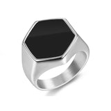 Hexagon Stone (Silver)
