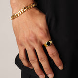 Oval Stone (Gold)