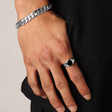 Oval Stone (Silver)