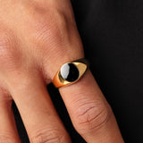 Oval Stone (Gold)