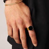 Hexagon Stone (Gold)