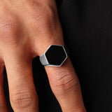 Hexagon Stone (Silver)