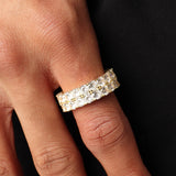 Double Row Diamond Ring (Gold)