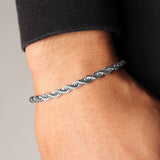 Rope Bracelet (Silver) 5MM