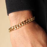 Miami Cuban Bracelet (Gold) 10MM
