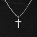 Diamond Cross (Silver)