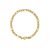 Figaro Bracelet (Gold) 5MM