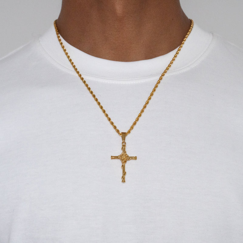 Rose Cross (Gold)