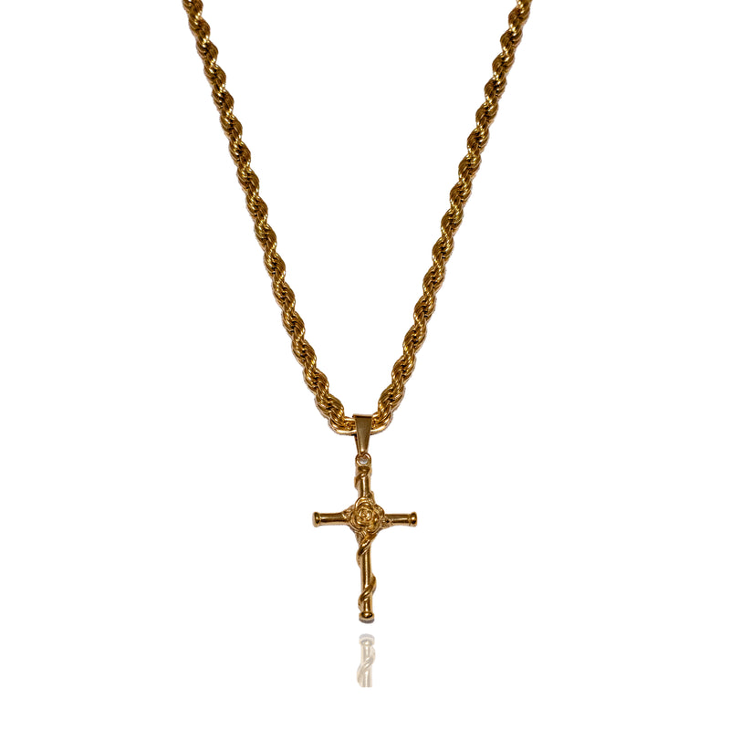 Rose Cross (Gold)