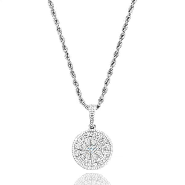 Iced Compass (Silver)