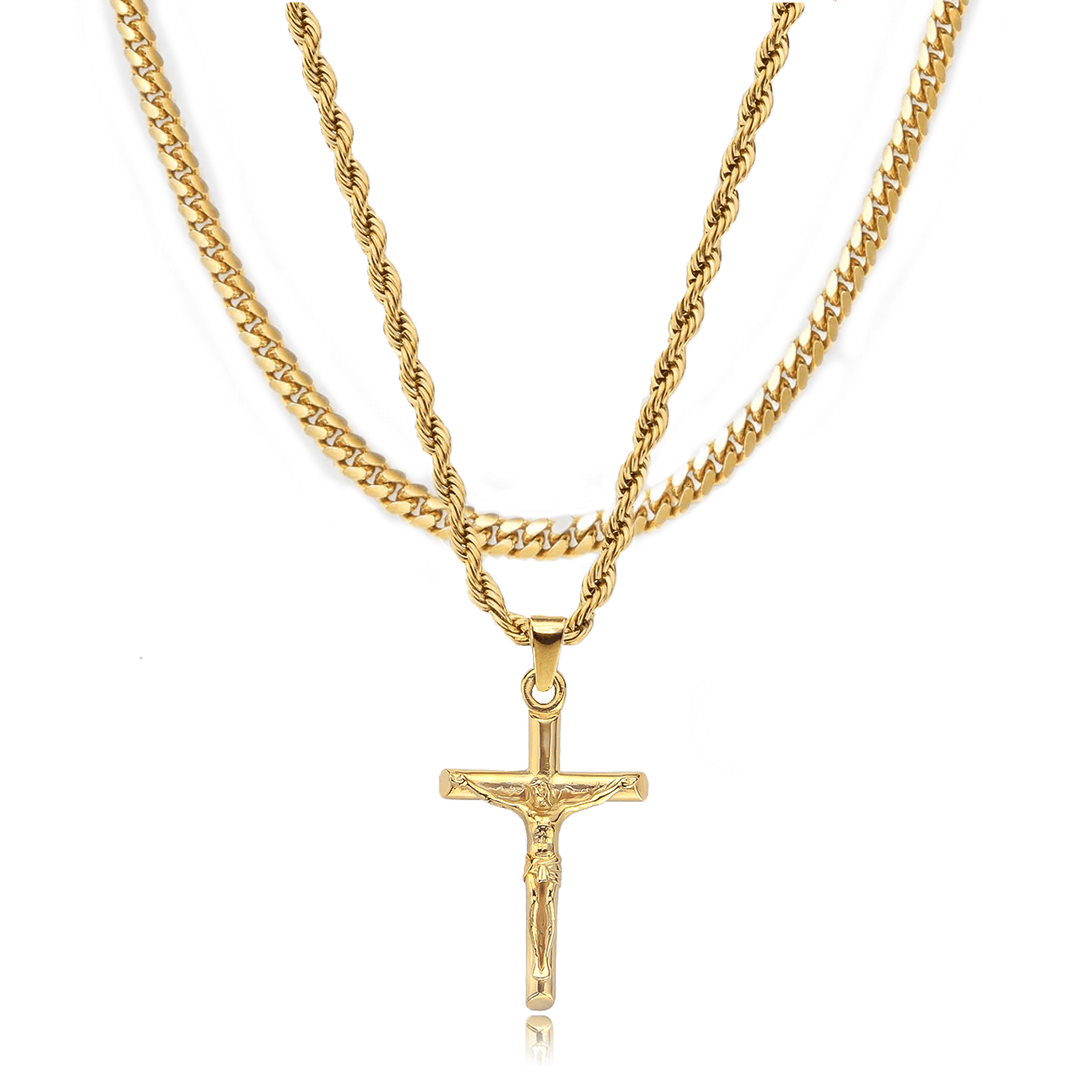 Crucifix Set (Gold) – Undeniable London