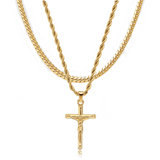Crucifix Set (Gold)
