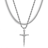 Crucifix Set (Silver)