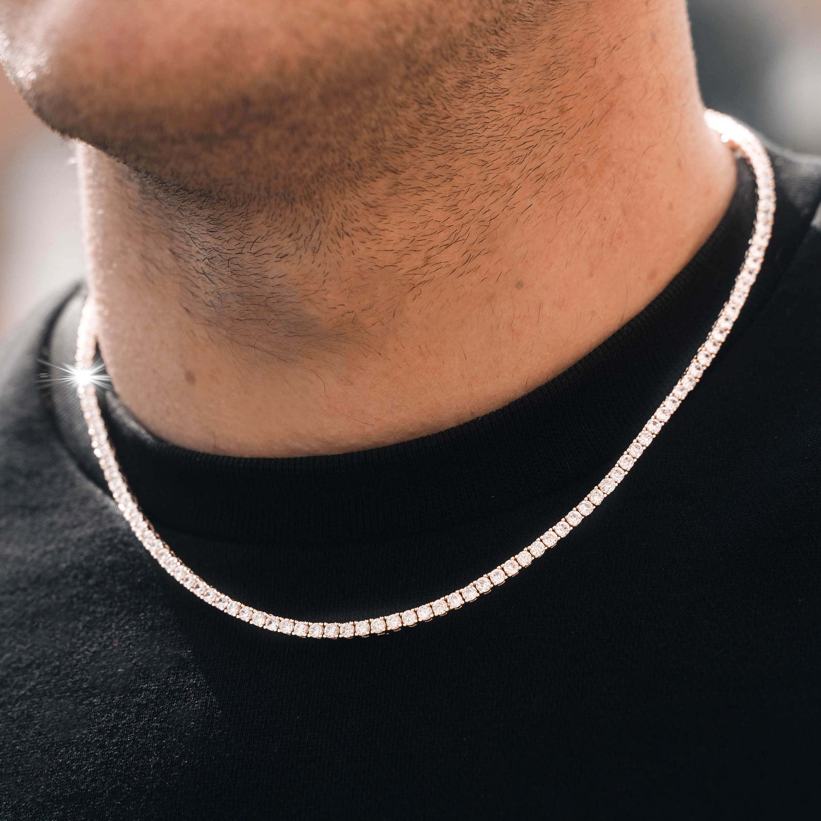 【CRAFTD London】日本未入荷 ★Tennis Chain Gold 3mm☆ Gold Tennis Chain Necklace 3mm | CRAFTD London