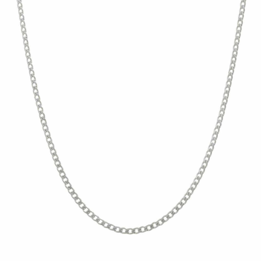 Currell Silver Curb (Silver) 4MM – Undeniable London