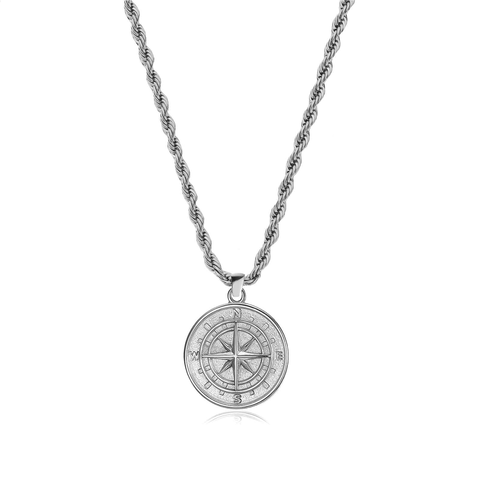 Magic Compass Silver Compass (Silver) – Undeniable London