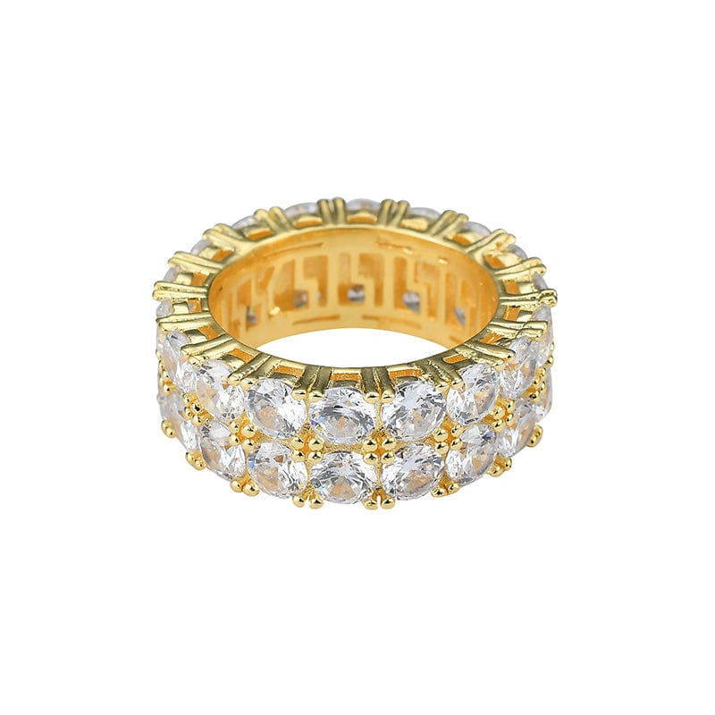 Double Row Diamond Ring (Gold)