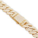 Iced Cuban Bracelet (12mm) Gold