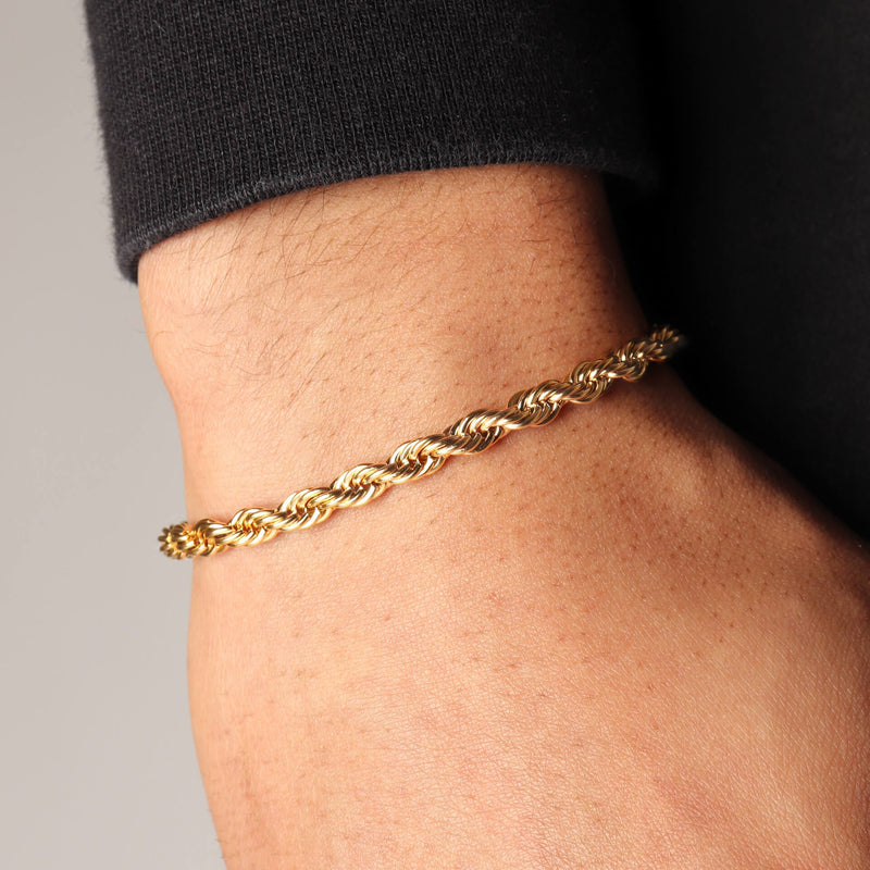 Rope Bracelet (Gold) 5MM