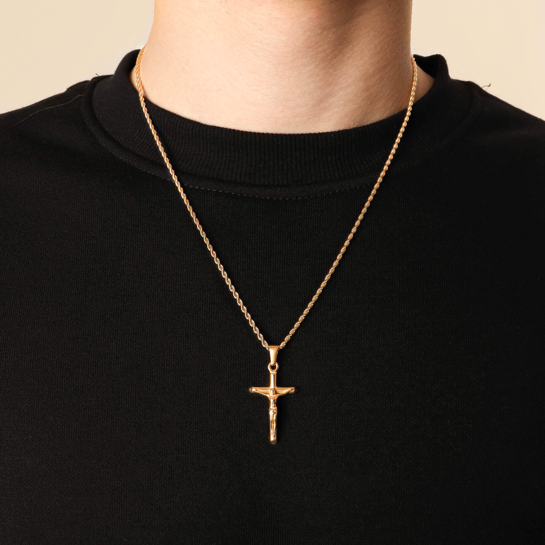 Crucifix (Gold) – Undeniable London