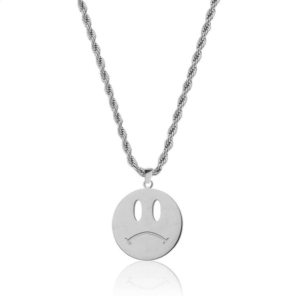 Double Sided Smiley (Silver)