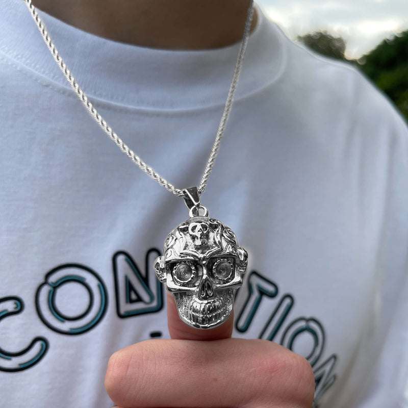 Mandala Skull (Silver)