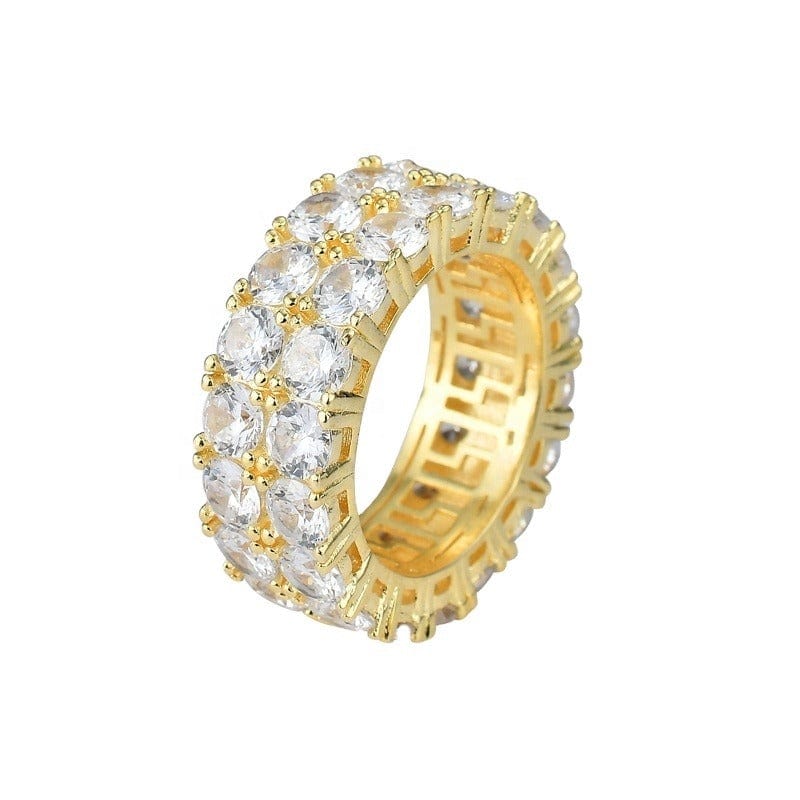 Double Row Diamond Ring (Gold) – Undeniable London