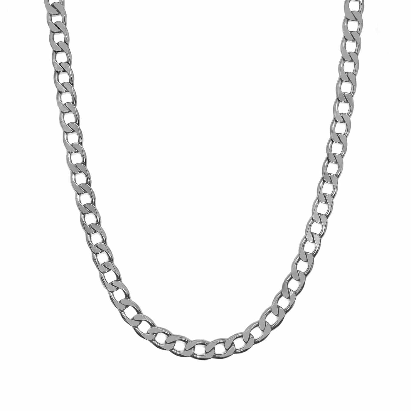 Curb (Silver) 8MM – Undeniable London