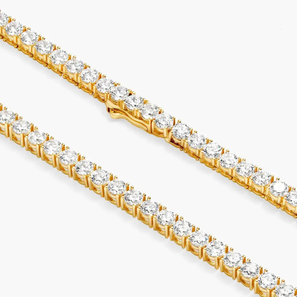 Tennis Chain (Gold) 5mm – Undeniable London